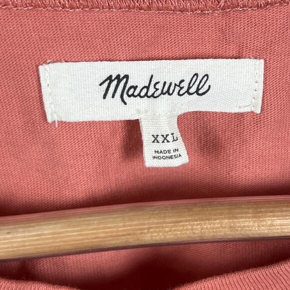 Madewell 2XL Orange T-shirt Essential - Picture 2 of 4